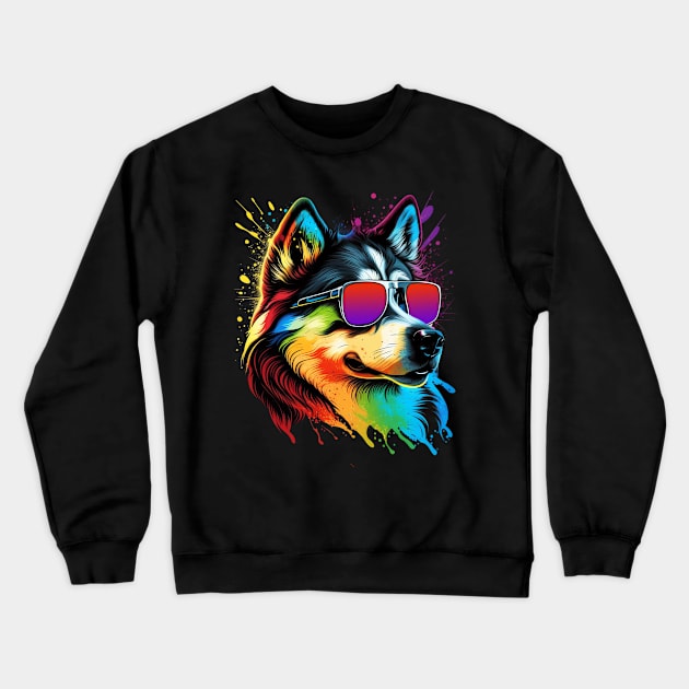 Cool Pride Husky Crewneck Sweatshirt by DaniGirls